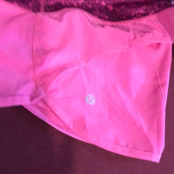♦️Sold♦️Lululemon Speed Short 4-way Pink - Picture 3 of 4